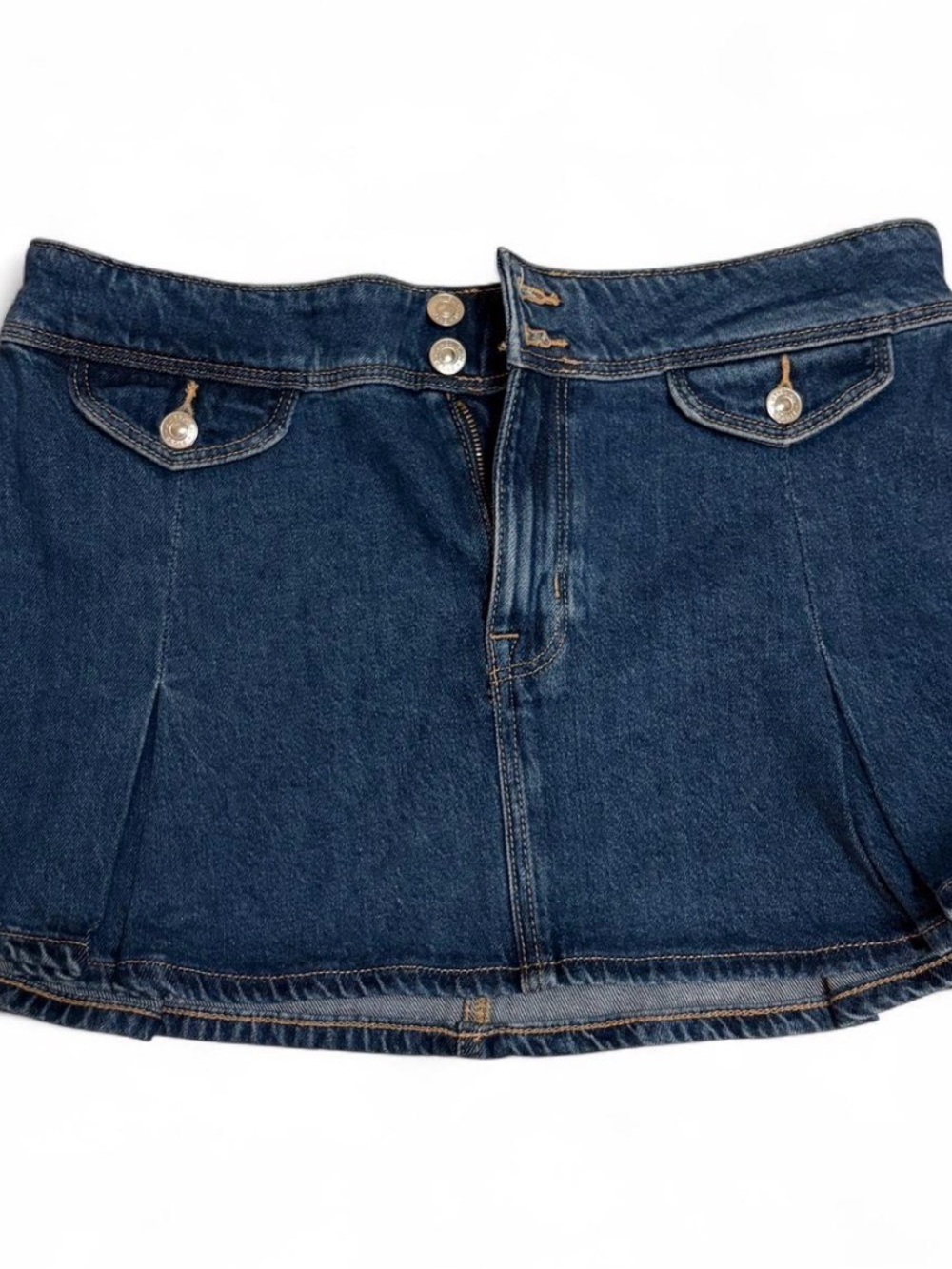 American Eagle Outfitters Dark Blue Denim Mini Skirt
